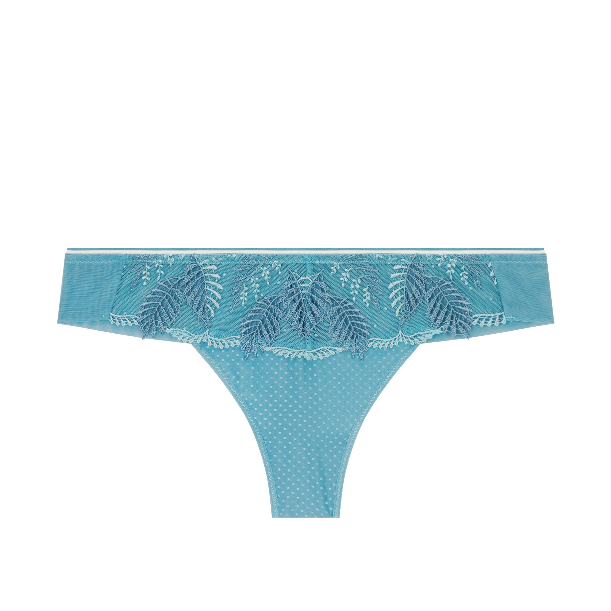 COMÈTE Tanga blanc Simone Pérèle - Lemon Curve